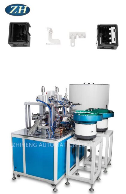 Automatische Nietmaschine für statisches Kontaktstück und beweglichen Kontaktrahmen, gute Flexibilität