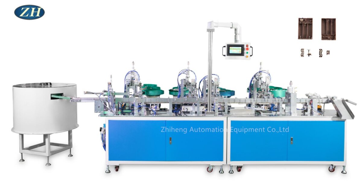 Batteriekasten-Montagemaschine mit hohem Automatisierungsgrad für drei Batterien