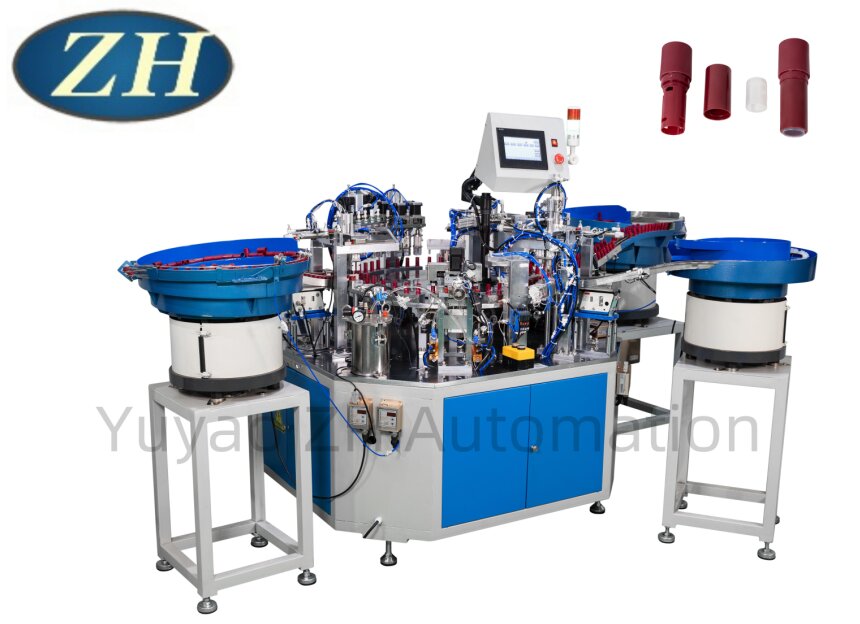 Hoher Grad an automatisierter Lippenstift -Rohrbaugruppe